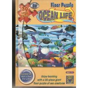  Learning Advantage   Ocean Life Floor Puzzle   30 Large 