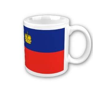  Liechtenstein Flag Coffee Cup 