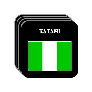  Nigeria   KATAMI Set of 4 Mini Mousepad Coasters 