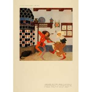   Musician Dance Heinrich Lefler   Original Color Print