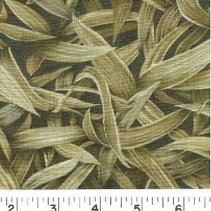  45 Wide Leaves of Grass   Sage Green Fabric By The Yard 