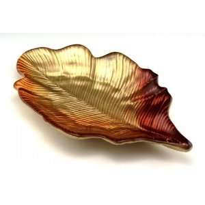  Arda Glassware 67640110 Willow Leaf Handmade 6,5X10 in 