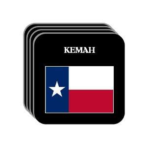  US State Flag   KEMAH, Texas (TX) Set of 4 Mini Mousepad 