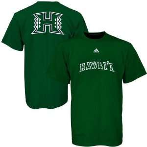  Adidas Hawaii Warriors Green Youth Prime Time T shirt 
