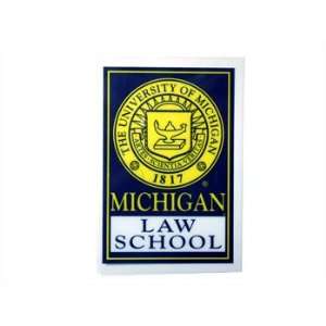  University of Michigan Wolverines Decal Law Square Sports 