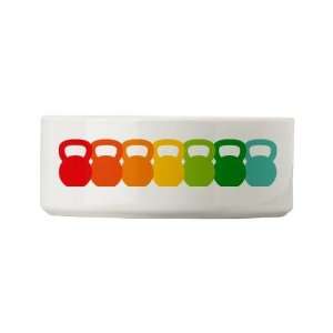  Kettlebells Colors Small Pet Bowl by  Pet 