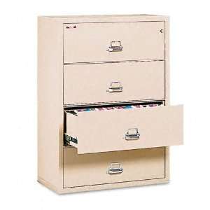 FireKing  Insulated 4 Drawer Lateral File, 37 1/2w x22 1/8d, Letter 