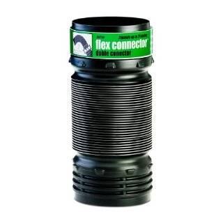 Flex Drain 53302 I.D. to 4 Inch I.D. Pipe Connector, Landscaping Drain 