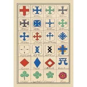 Paper poster printed on 12 x 18 stock. Crosses and Charges  