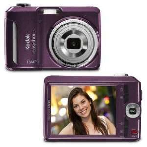  New   C1550 16MP 5x 3.0 LCD Purple by Kodak Digital 