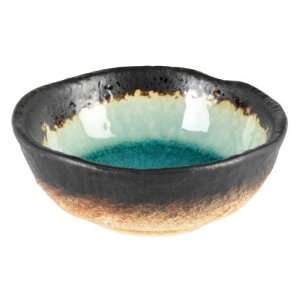  Kotobuki Turquoise Sky Glazed Round Dip Dish Kitchen 