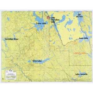 Fisher BWCA/Quetico Canoe Map Number 15 