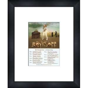  ROYKSOPP UK Tour 2005   Custom Framed Original Ad   Framed 