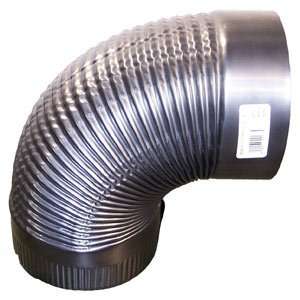  3 90 CORRUGATED ELBOW (GALV)