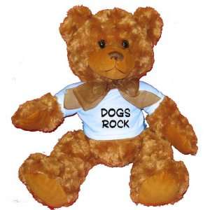  Dogs Rock Plush Teddy Bear with BLUE T Shirt Toys & Games