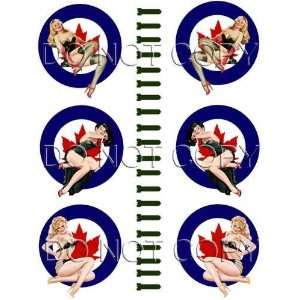   Canadian Bomber Art WWII Pinup Girl Decals #77 Musical Instruments