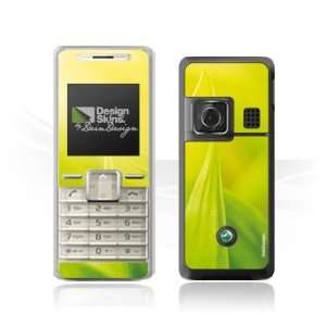  Design Skins for Sony Ericsson K200i   Green Leave Design 