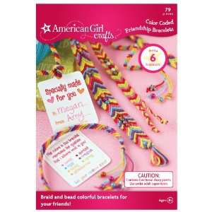   American Girl Crafts Color Coded Friendship Bracelet Kit Toys & Games