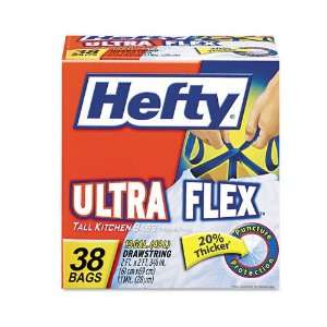  Hefty  Ultra Flex Waste Bags, 13 gal, 1.1mil, 24 x 27 3/8 