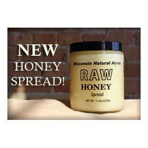 Wisconsin Natural Acres Premuim 100% Raw Honey 11.6 Ounces  