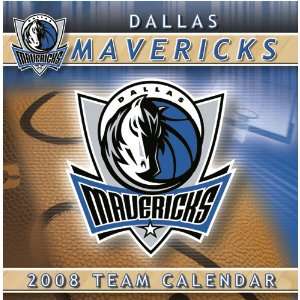  DALLAS MAVERICKS 2008 NBA Daily Desk 5 x 5 BOX CALENDAR 