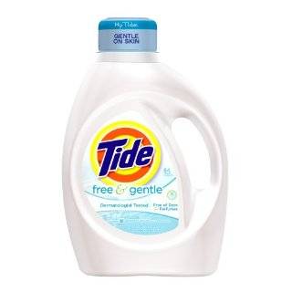 Tide Free and Gentle Liquid, 100.0 Ounce Bottles (Pack of 4) (Package 