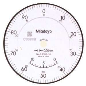 Mitutoyo 2310S 10 Dial Indicator, M2.5X0.45 Thread, 8mm Stem Dia., Lug 