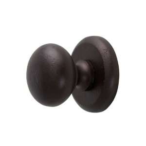  1 Solid Bronze Contemporary Knob with Round Base Plate 
