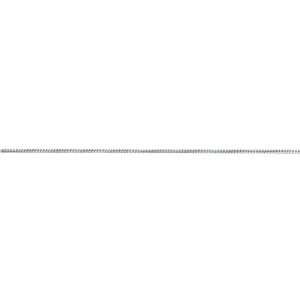    14K White Gold 1.35mm Semi Solid Octagonal Snake Chain 24 Jewelry