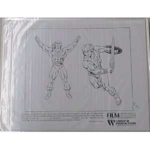  HE MAN AND THE MASTERS OF THE UNIVERSE CHARACTER PROOF 