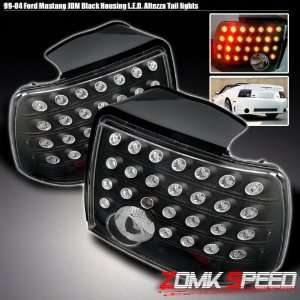  FORD MUSTANG 99 04 EURO BLACK LED TAIL LIGHTS Automotive