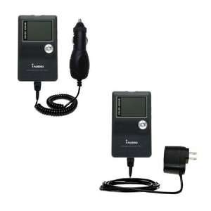  Car and Wall Charger Essential Kit for the Cowon iAudio X5 