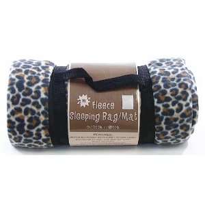  The Leopard Fleece Sleeping Bag/Mat