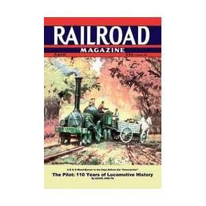 Railroad Magazine A B&O Wood Burner 1942 20x30 poster  