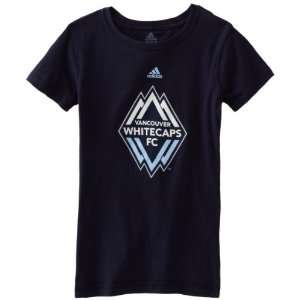 MLS Vancouver Whitecaps FC Primary Logo Fashion Fit Short Sleeve T 