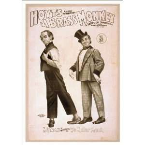  Theater Poster (M), Hoyts comic whirlwind A brass monkey a satire 