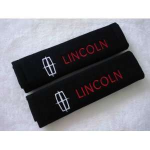  10 Lincoln Logo Car Seat Belt Shoulder Pads(2 Pcs Set 