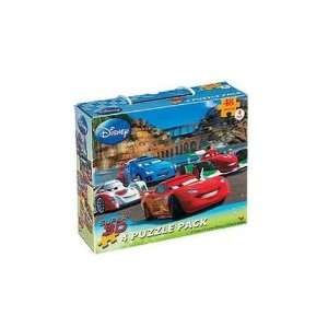  Disney Cars and Toy Story Super 3D Puzzle Pack, 4 Puzzles 