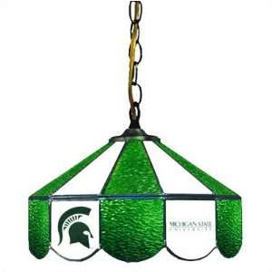   Michigan State University 14 Wide Swag Hanging Lamp Style Normal
