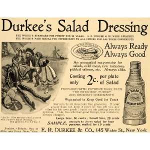  1897 Ad Durkees Salad Dressing Meat Sauce Don Quixote 