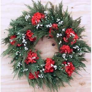  20 Holiday Hydrangea Wreath