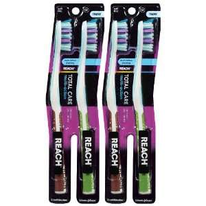  Reach Total Care Multi Action Toothbrush Soft Full, 2 