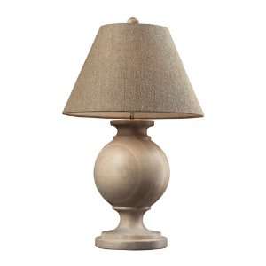  Table Lamp Beech Wood W 19 H29