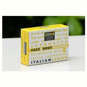   Zona Saponetta Face & Body Cleanse   Italian Lemon 1oz. Beauty