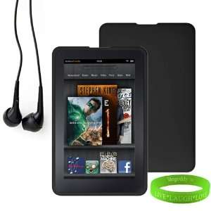  Black Dust Resistant Kindle Fire Skin Cover + Compatible Noise 