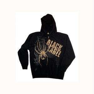  Black Label Zip Hood Spiders Web, XL