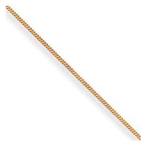  1.5mm Curb Chain 16in   14k Yellow Gold Jewelry