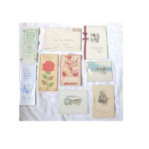  Lot of Vintage Cards, Stock Certificate, etc Everything 