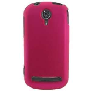   PINK RUBBERIZED Faceplate Cover Sleeve Case for LG C900 QUANTUM (AT&T