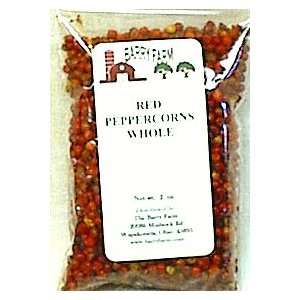 Peppercorns, Red, Whole, 2 oz.  Grocery & Gourmet Food
